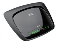 Linksys Wireless-N Home ADSL2+ Modem Router WAG120N - Routeur sans fil - DSL - commutateur 4 ports - 802.11b/g/n (draft 2.0) - Ordinateur de bureau