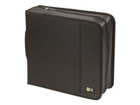 Case Logic CDW 208 - Portefeuille pour disques CD/DVD - 208 disques - nylon - noir