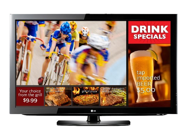 LG 47IN LCD HDTV 1080P 16:9 1920X1080 RJ45 EZSIGN USB