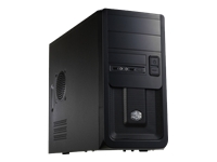 Cooler Master Elite 343 - mini tower - micro ATX - no power supply ( ATX / PS/2 ) - black - USB/Audio - - mini tower - micro ATX - no power supply ( ATX / PS/2 ) - black - USB/Audio