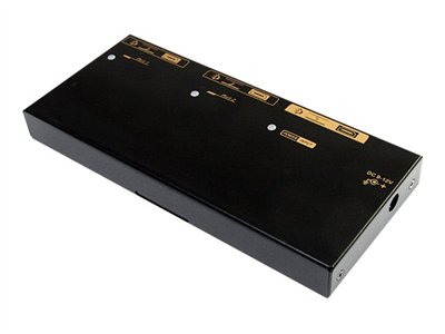 StarTech.com 2 Port High Speed HDMI Video Splitter and Signal Amplifier