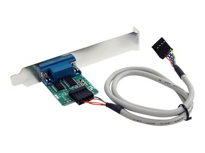 StarTech.com 24in Internal Motherboard USB Header to Serial RS232 Adapter
