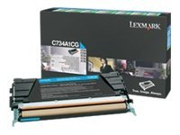 Lexmark Cyan Hiyld Ret Prog Toner Cart C736 X736 X738
