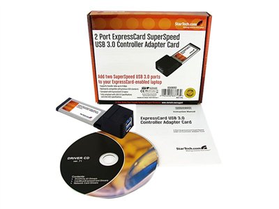StarTech.com 2 Port ExpressCard SuperSpeed USB 3.0 Card Adapter