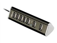 Trust EasyConnect 7 Port USB2 Powered Hub HU-5870V - Concentrateur (hub) - Ordinateur de bureau
