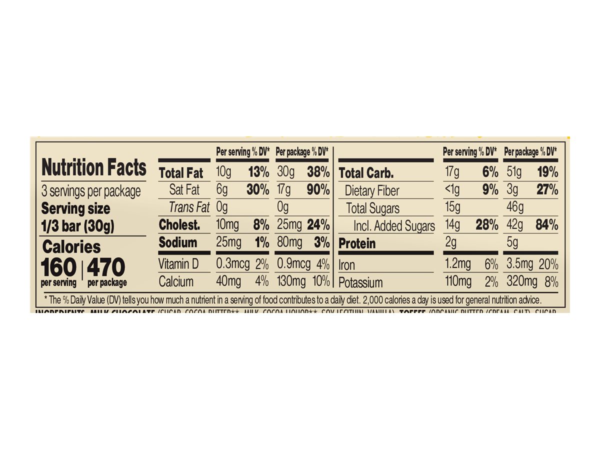 Chocolove Toffee & Almonds in Milk Chocolate 90g London Drugs