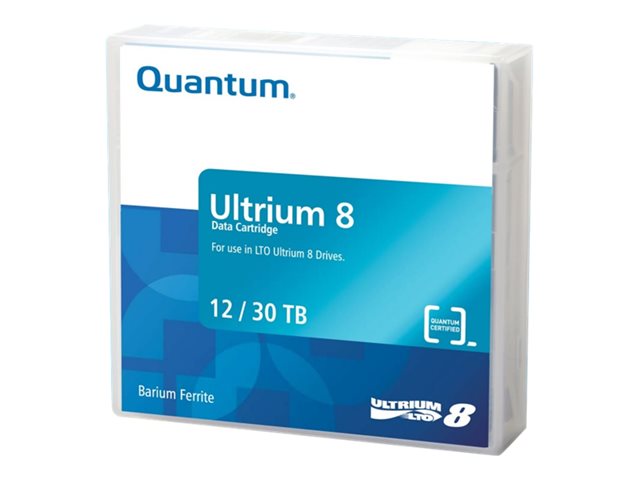 FUJITSU 1x LTO-8 WORM Datenkassette mit random Barcode Label von Quantum Native Kapazität 12TB
