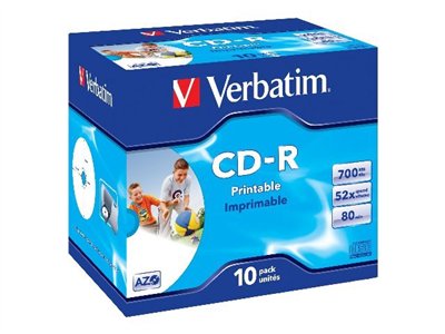 Verbatim CD-R x 10 - 700 MB - soportes de almacenamiento