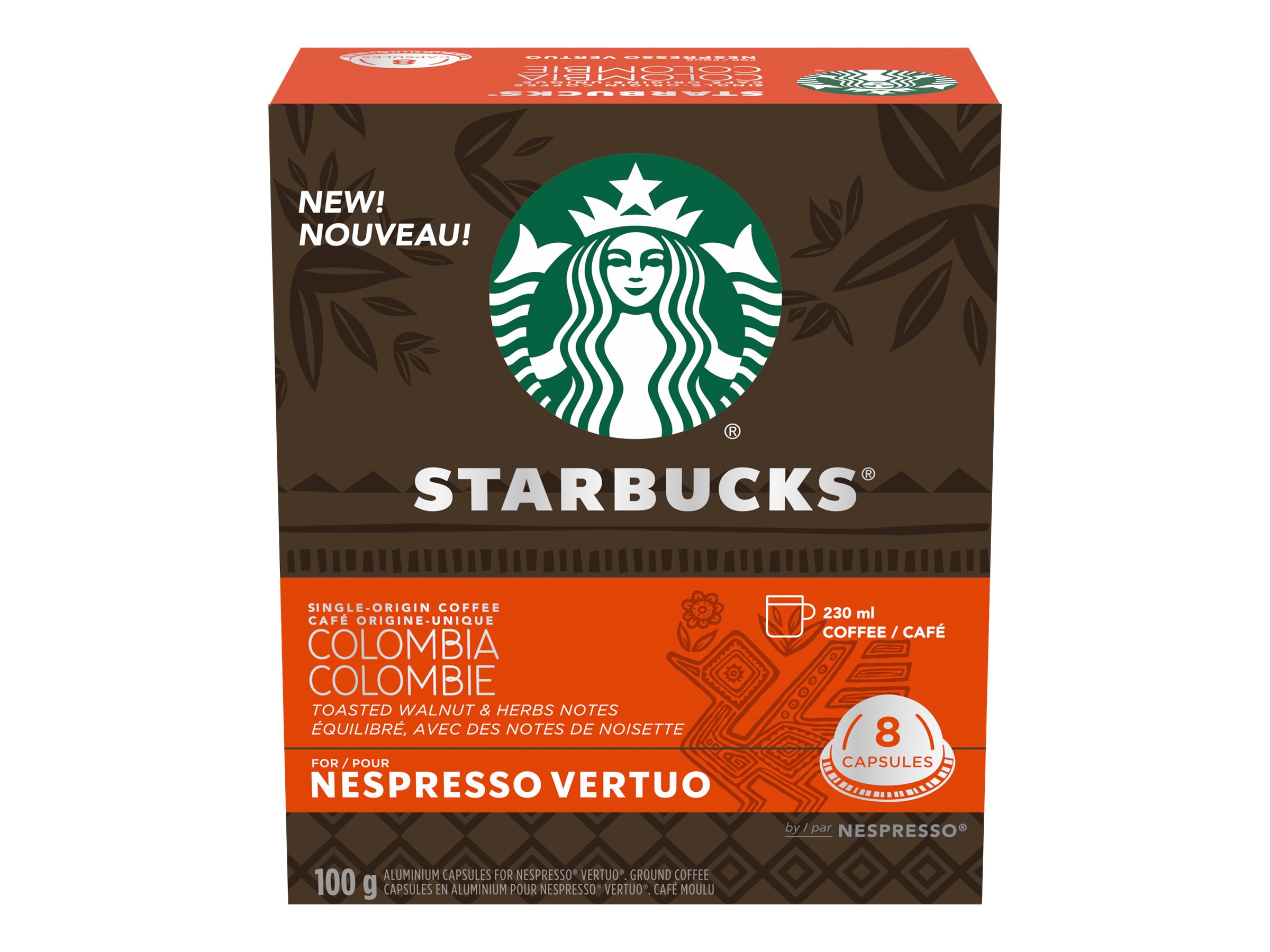 starbucks capsules vertuo