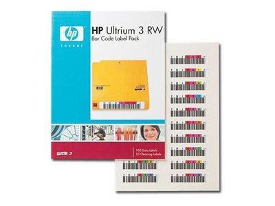 HP Ultrium 3 RW Bar Code Label Pack