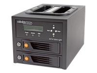 WiebeTech RTX 220-QR Hard drive array - 2 bays ( SATA-300 ) - FireWire 800, Hi-Speed USB, Serial ATA-300, FireWire 400 (external) - Hard drive array - 2 bays ( SATA-300 ) - FireWire 800, Hi-Speed USB, Serial ATA-300, FireWire 400 (external)