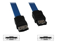 Tripp Lite Serial ATA external cable - Serial ATA 150/300 - 7 pin external Serial ATA - 7 pin external Serial ATA - 1.5 ft - latched - Serial ATA external cable - Serial ATA 150/300 - 7 pin external Serial ATA - 7 pin external Serial ATA - 1.5 ft - latched