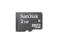 SanDisk - tarjeta de memoria flash - 2 GB - microSD