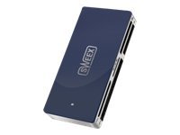 Sweex Multi Card Reader USB Acai Berry Blue