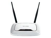 TP-LINK TL-WR841N Wireless N 300Mbps Router Wireless router - 4-port switch - 802.11b/g/n (draft 2.0) - desktop - Wireless router - 4-port switch - 802.11b/g/n (draft 2.0) - desktop