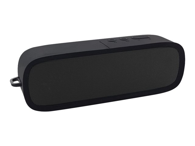 FANTEC Novi F20 Bluetooth Lautsprecher kabellos bis zu 10m Reichweite Freisprechfunktion Akku 15Std. Silikonhuelle Farbe: schwarz