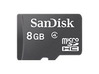 SanDisk - tarjeta de memoria flash - 8 GB - microSDHC