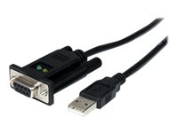 StarTech.com USB to Serial RS232 Adapter DB9 Serial DCE Adapter Cable with FTDI Null Modem USB 1.1 /