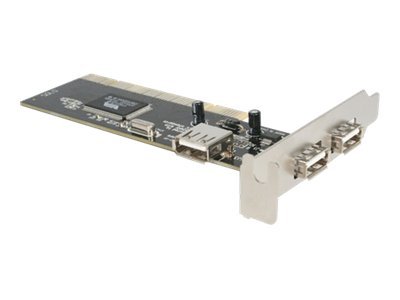 StarTech.com 3 Port PCI Low Profile High Speed USB 2.0 Adapter Card