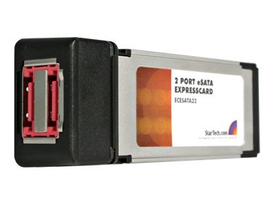 StarTech.com 2 Port ExpressCard eSATA Controller Adapter Card