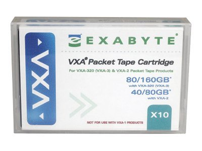 Exabyte 1Pk X10 40/80Gb 120M Data Cart