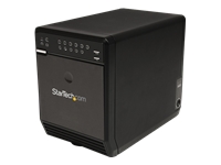 StarTech.com 4 Bay External Hard Drive Array RAID Tower eSATA USB 3.0 Enclosure - Hard drive array - 4 bays ( SATA-300 ) - 0 x HD - Serial ATA-300, SuperSpeed USB 3.0 (external) - eSATA USB 3.0 Enclosure - Hard drive array - 4 bays ( SATA-300 ) - 0 x HD - Serial ATA-300, SuperSpeed USB 3.0 (external)