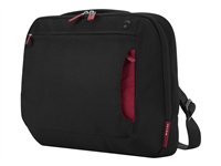 Belkin 10/12" Messenger Bag - Sacoche pour ordinateur portable - 12.1" - noir de jais, cabernet - Belkin 10/12" Messenger Bag
