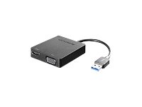 Lenovo Universal USB 3.0 to VGA/HDMI Adapter - External video adapter - SuperSpeed USB 3.0 - HDMI, V