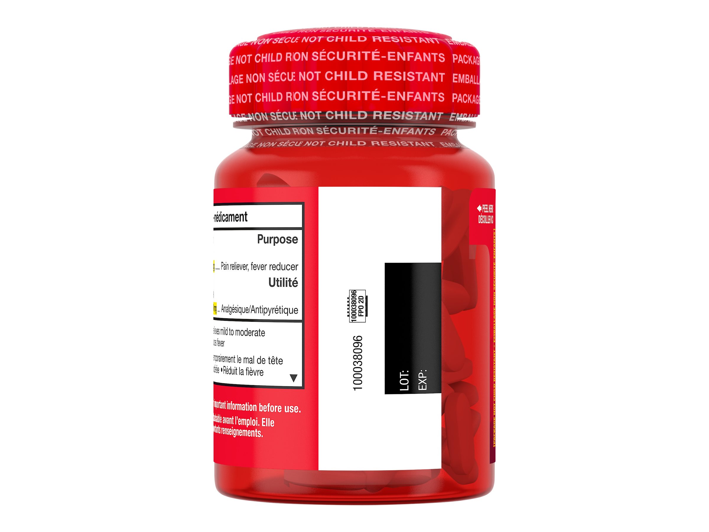 TYLENOL CAPLETS EX STRENGTH 150 S