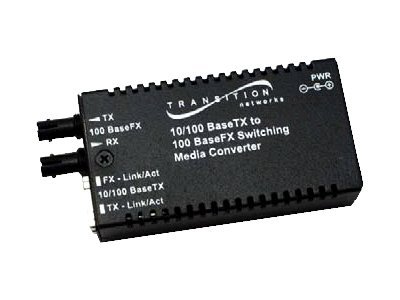 Transition 10/100 Rj45 To 100Bfx Mmf Sc 2Km Mini Mc Poe Pwr