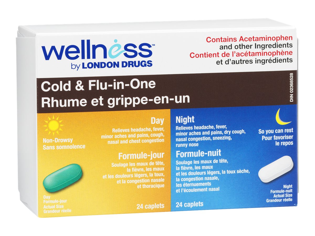 Wellness By London Drugs Cold And Flu In One 48s