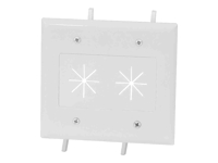DataComm Cable Plate with Flexible Opening