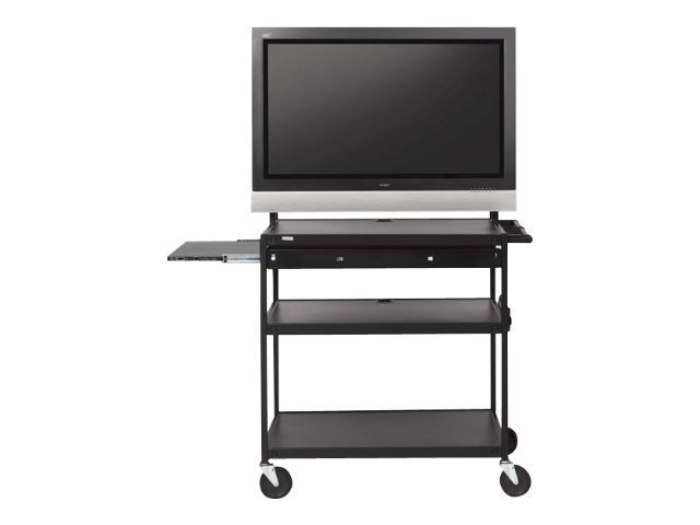Brettford WIDE BODY LCD TV CART MONITORS TO 100LBS W/ELEC