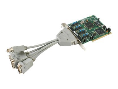 StarTech.com 4 Port PCI RS232 Serial Adapter Card High Speed 16950 cable included