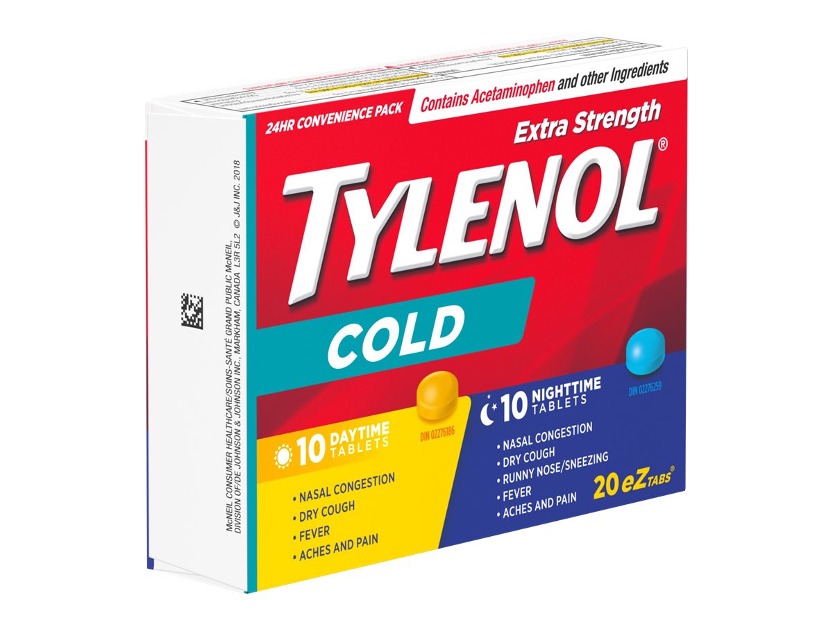 Tylenol* Cold 24 hour Convenience Pack 10+10s London Drugs