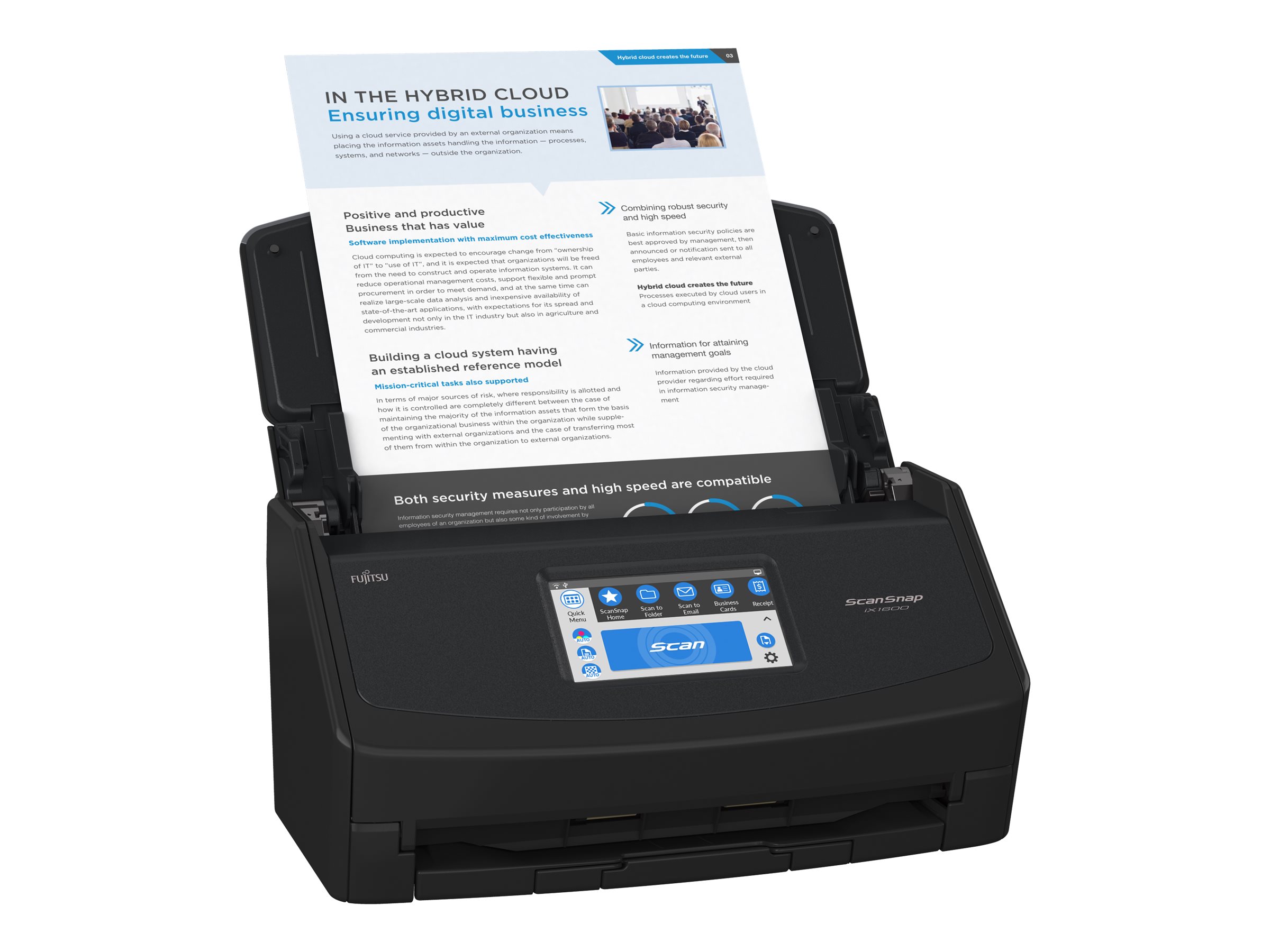 Fujitsu ScanSnap iX1600 Desktop WiFi Document Scanner