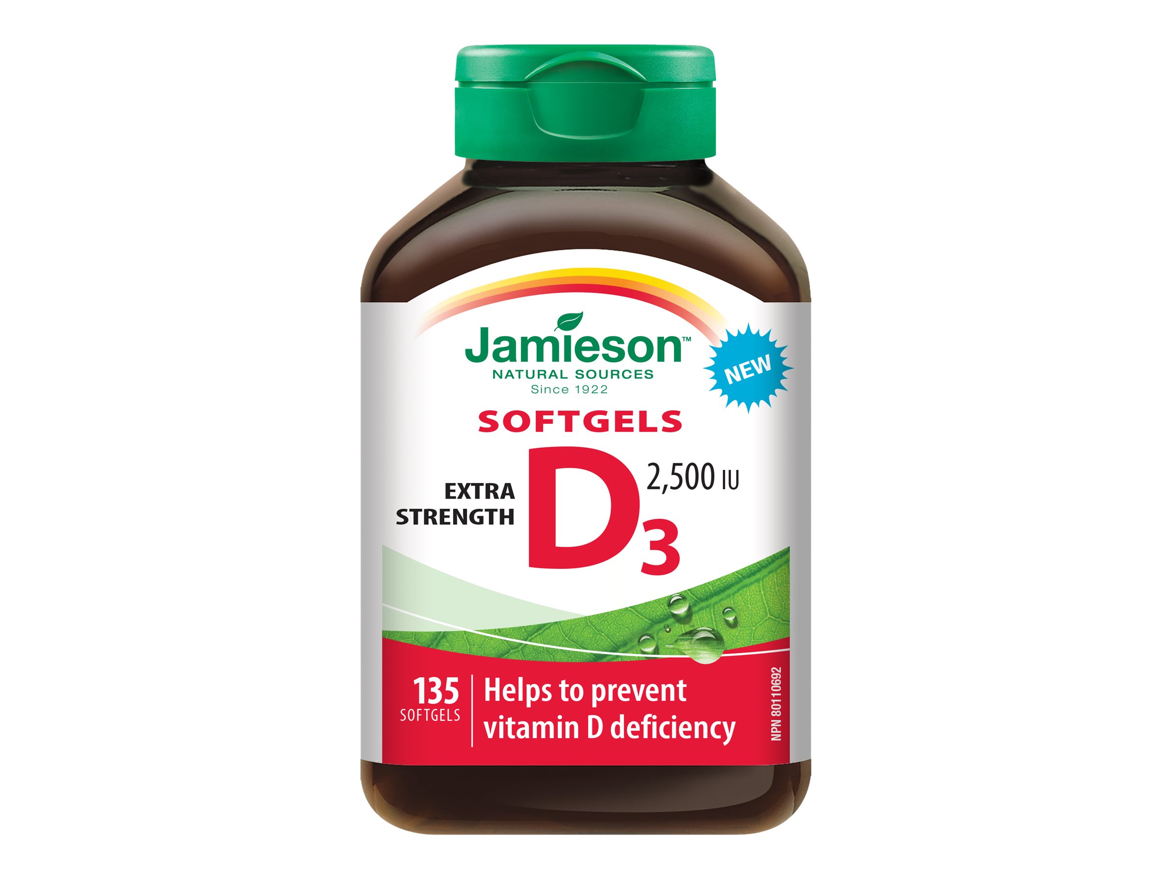 JAMIESON VIT D3 2500IU 135'S/SOFT