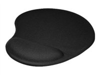 Klip Xtreme KMP-100 Gel Mouse Pad - Mouse pad with wrist pillow - black