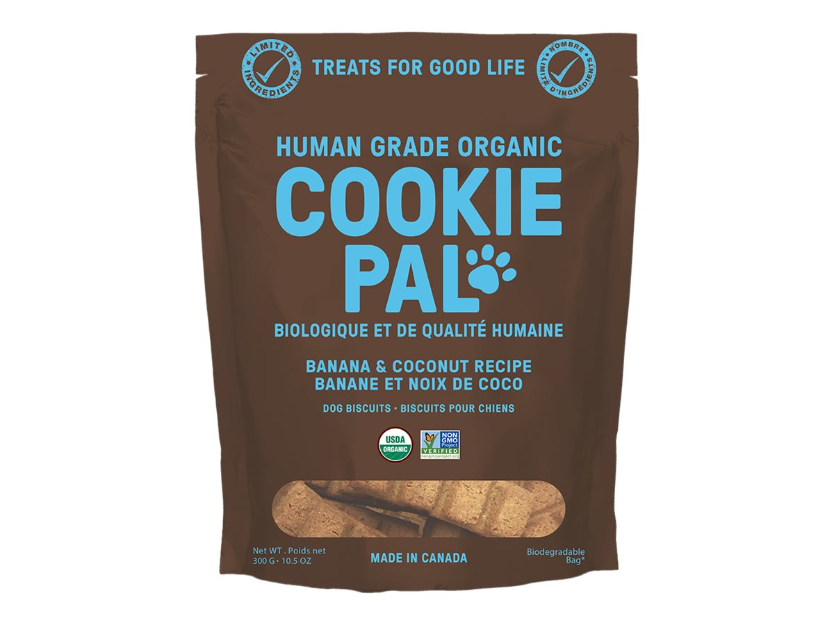 Cookie Pal Dog Biscuits Banana & Coconut 300g London Drugs