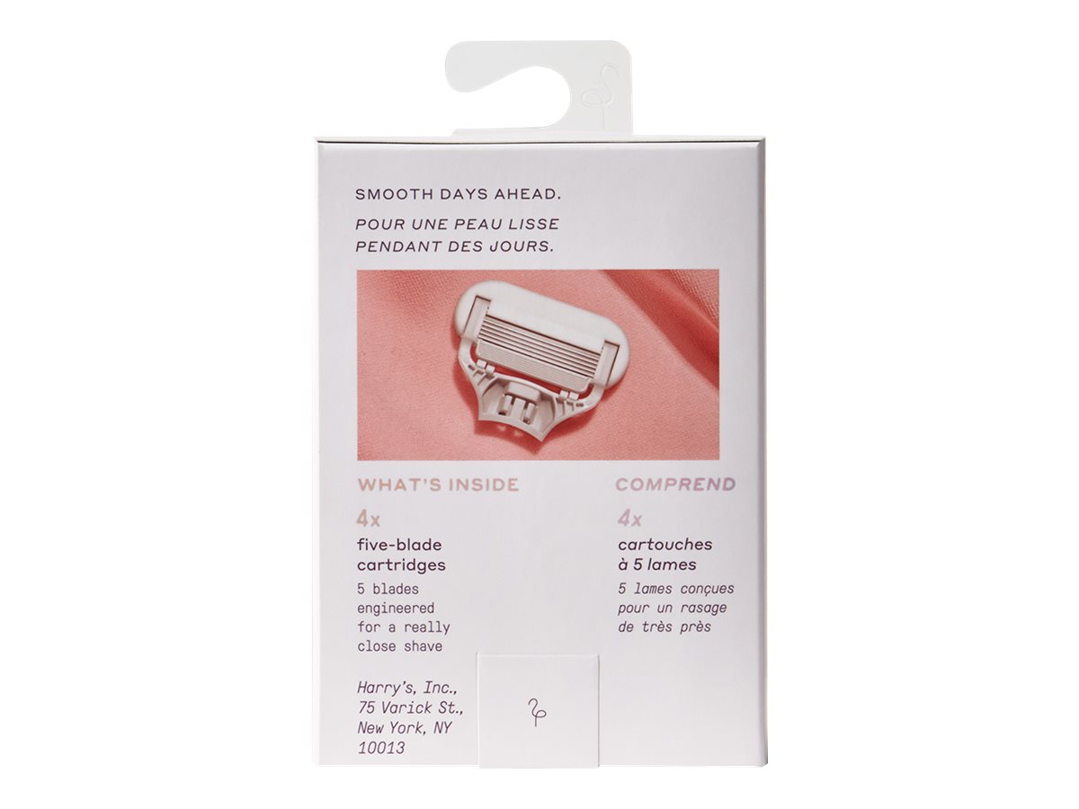 Flamingo Refills Razor Blade Cartridges Pack White 4 s