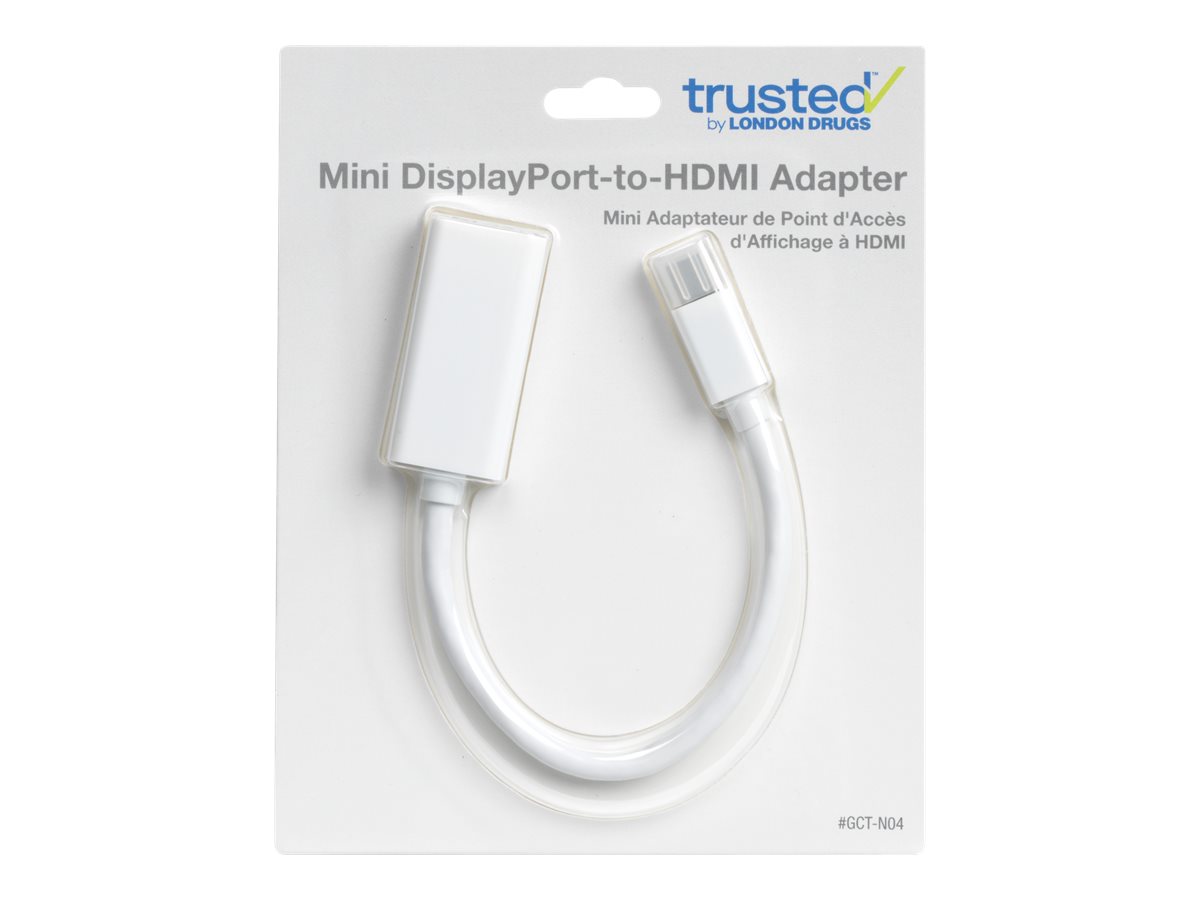 Trusted by London Drugs Video Adapter Mini DisplayPort to HDMI GCTN04