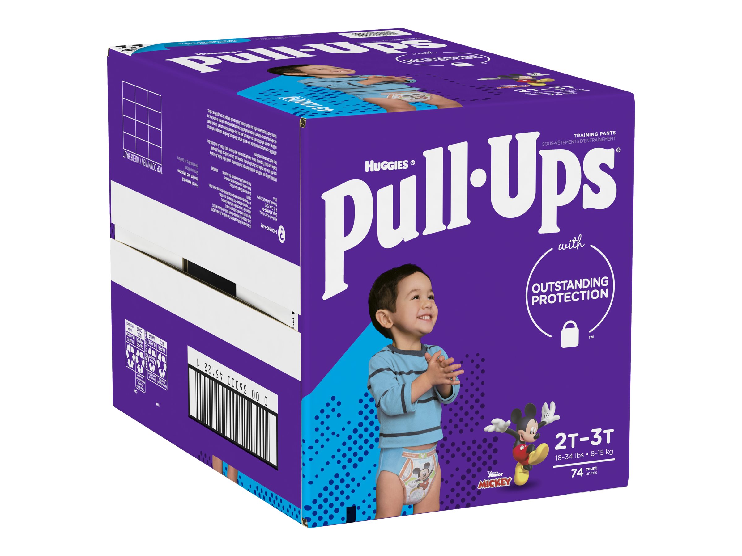 HUGGIES PULLUPS BOYS 2T3T 74'S/LEARN