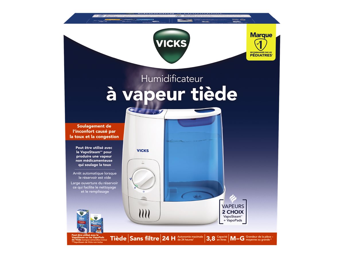 Vicks Warm Mist Humidifier White VWM845C