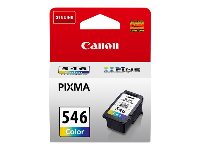 CANON CL-546 Tinte farbig Standardkapazität 8ml 180 Seiten 1-pack blister mit Alarm