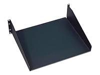 C2G Rack shelf - black - 2U - Rack shelf - black - 2U