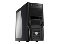 Cooler Master Elite 431 Plus - mid tower - ATX - no power supply ( ATX / PS/2 ) - black - USB/Audio - - mid tower - ATX - no power supply ( ATX / PS/2 ) - black - USB/Audio