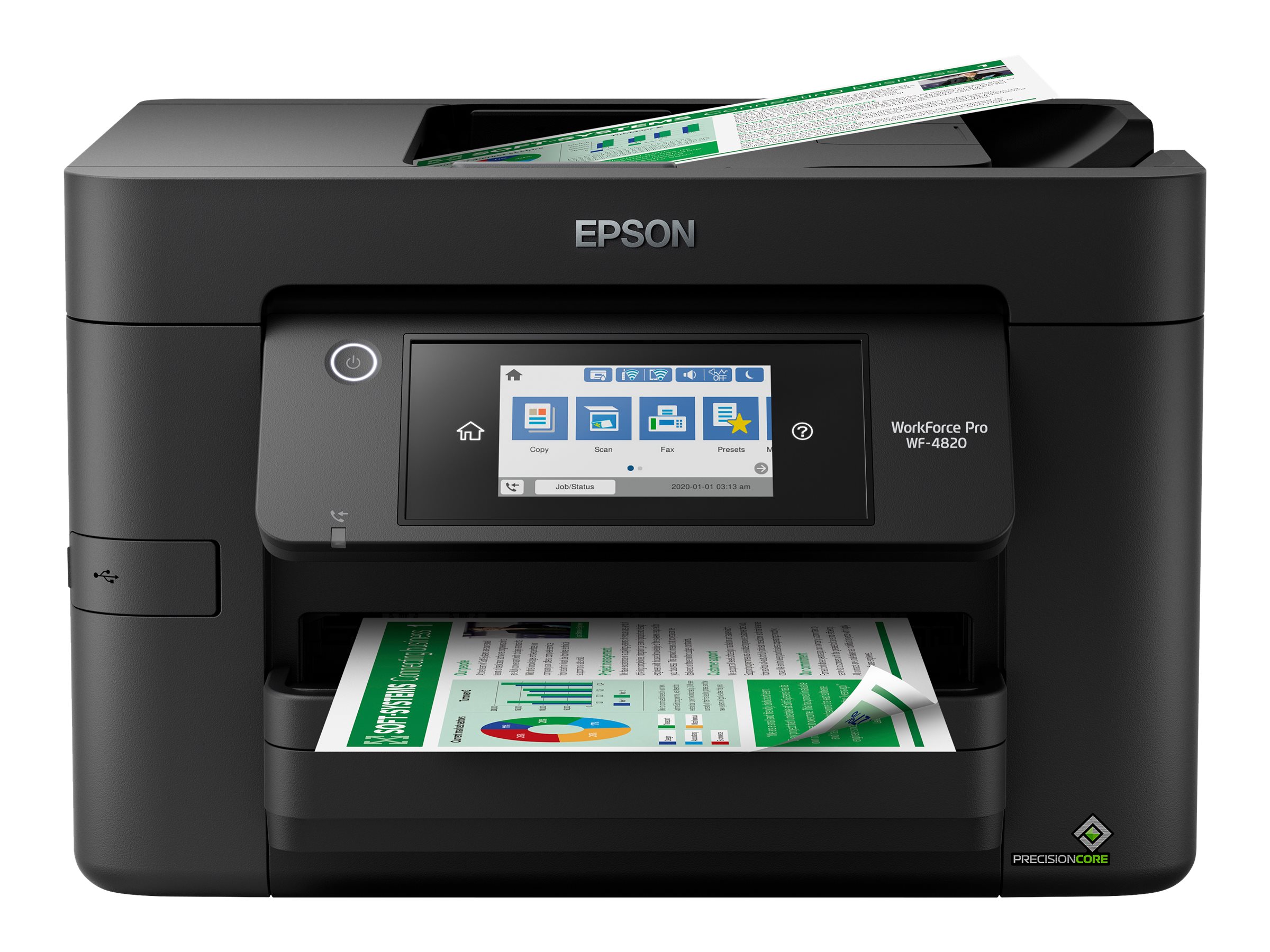 Epson Workforce Pro Multifunction Printer Black Wf 4820 London Drugs 7001