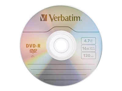 Verbatim 10Pk Dvd-R 4.7Gb 16X Branded