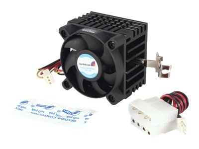 StarTech.com 50x41mm Socket 7/370 CPU Cooler Fan w/ Heatsink and TX3 and LP4