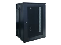 Tripp Lite SmartRack 18U Low-Profile Switch-Depth Rack Enclosure Cabinet, Hinged Back